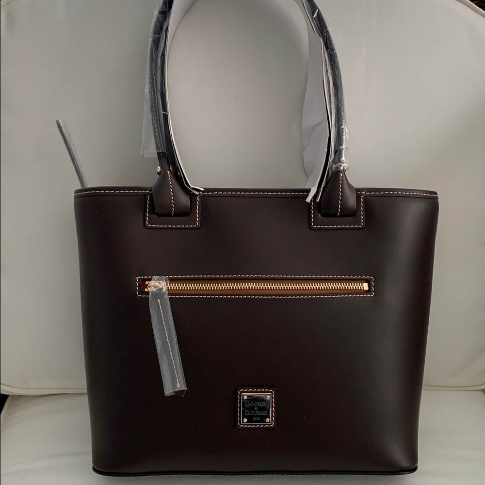 Dooney & Bourke Dark Brown Tote Bag
